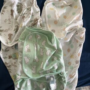 aden + anais Kids Pajamas Sleep Sacks - Green and White